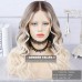 4 Wig Types Optional 3T Ombre Balayage light blonde human hair wigs for women
